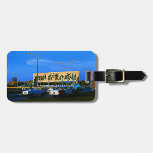 Vintage Irak Bagdad Tahrirplein Bagagelabel