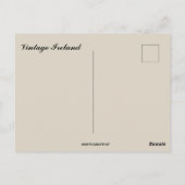 Vintage Ireland  Briefkaart (Achterkant)