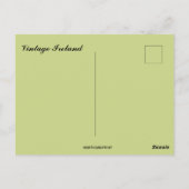 Vintage Ireland Map Briefkaart (Achterkant)