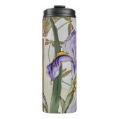 Vintage Iris Illustratie     Thermosbeker (Voorkant)