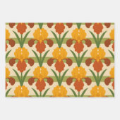 Vintage Iris Inpakpapier Vel (Voorkant 2)