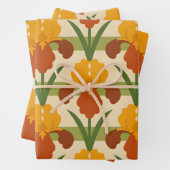 Vintage Iris Inpakpapier Vel (In situ)