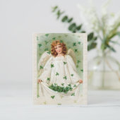 Vintage Irish Angel Briefkaart (Staand voorkant)