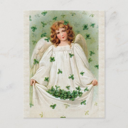 Vintage Irish Angel Briefkaart (Voorkant)