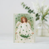 Vintage Irish Angel Briefkaart (Staand voorkant)