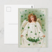 Vintage Irish Angel Postcard Briefkaart (Voorkant / Achterkant)