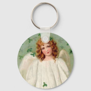 Vintage Irish Angel sleutelhanger
