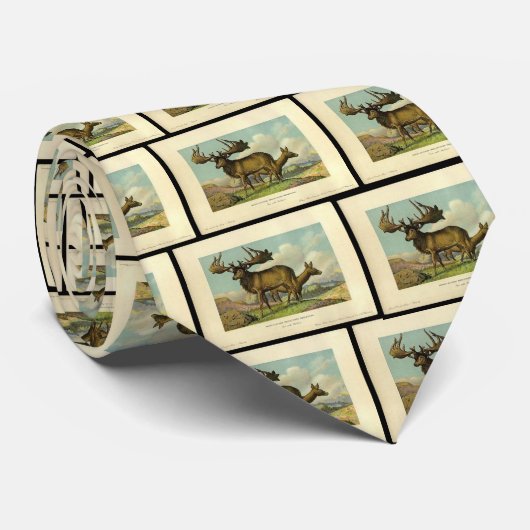 Vintage Irish Elk Stropdas (Opgerold)