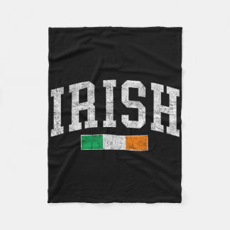 Vintage Irish Flag St Patricks Day Retro Ireland S Fleece Deken