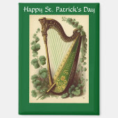 Vintage Irish Harp Magnet (Voorkant)