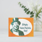 Vintage Irish Saint Patrick Briefkaart (Staand voorkant)