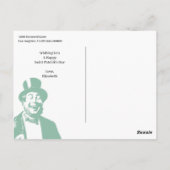 Vintage Irish Saint Patrick Briefkaart (Achterkant)