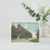 Vintage Iron Mountain Michigan Briefkaart (Staand voorkant)