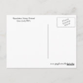 Vintage Iron Mountain Michigan Briefkaart (Achterkant)