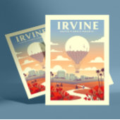 Vintage Irvine California Briefkaart