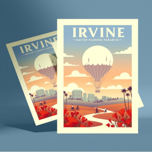 Vintage Irvine California Briefkaart