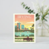 Vintage Irving Texas Briefkaart (Staand voorkant)