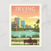 Vintage Irving Texas Briefkaart (Voorkant)