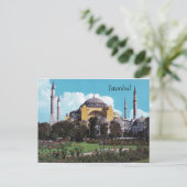 Vintage Istanbul Designed Card Briefkaart (Staand voorkant)