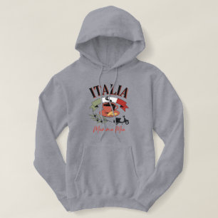Vintage Italia Koffie, Retro Scooter & Mamma Mia Hoodie