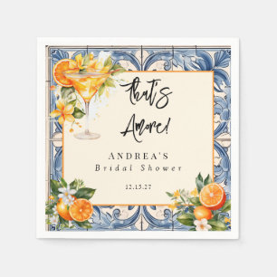 Vintage Italiaans   Sinaasappel citrus   Bruids  S Servet