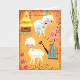 Vintage Italiaanse kaart 5 van Pasen