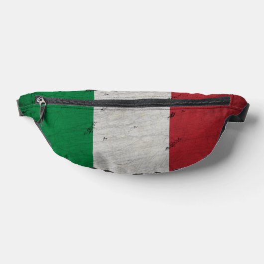 Vintage Italiaanse Vlag Heuptasje (Liggend)