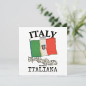 Vintage Italië Land Vlag (Staand voorkant)