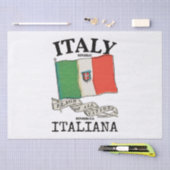 Vintage Italië Land Vlag Tissuepapier (Craft)