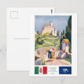 Vintage Italië Volkenbond Briefkaart (Voorkant / Achterkant)