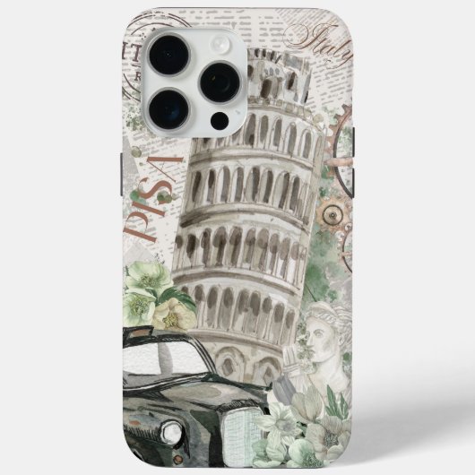 Vintage Italy Phone Case (Achterkant)