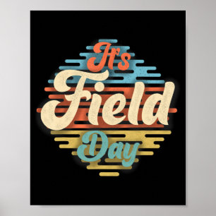 Vintage It's Field Day Y'all Cute Teacher 49 Poster