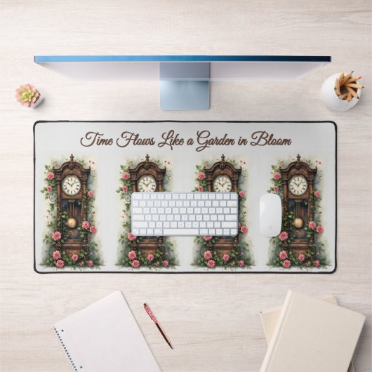 Vintage Ivy Rose Grandfather Clock Bureaumat (Kantoor 1)