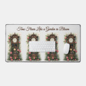 Vintage Ivy Rose Staande Klok Bureaumat (Keyboard & Muis)