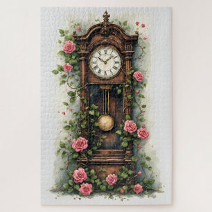 Vintage Ivy Rose Staande Klok Legpuzzel