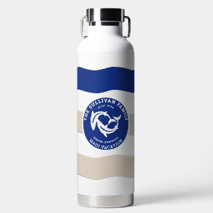Vintage Jachtclub Navy Nautilus Haaien Familie Waterfles