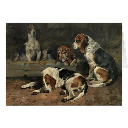 Vintage - jachtstaarten , (Voorkant Horizontaal)