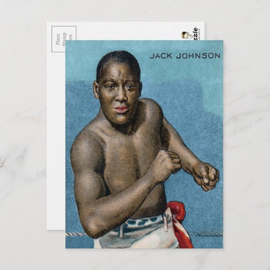 Vintage Jack Johnson Briefkaart (Voorkant / Achterkant)