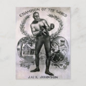 Vintage Jack Johnson Briefkaart (Voorkant)