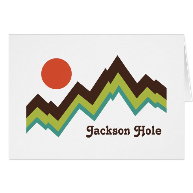 Vintage Jackson Hole (Voorkant Horizontaal)