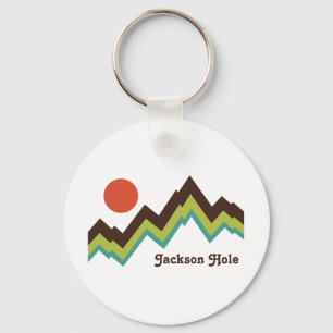 Vintage Jackson Hole Sleutelhanger