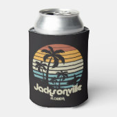 Vintage Jacksonville Florida Blikjeskoeler (Blikje Voorkant)