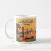 Vintage Jacksonville Florida Koffiemok (Links)
