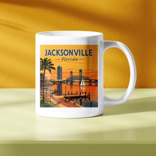 Vintage Jacksonville Florida Koffiemok