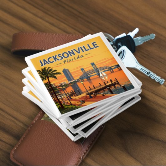 Vintage Jacksonville Florida Magneet