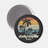 Vintage Jacksonville Florida Magneet (Voorkant / Achterkant)