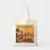 Vintage Jacksonville Florida Tote Bag (Voorkant)