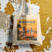 Vintage Jacksonville Florida Tote Bag