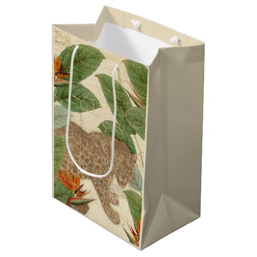 Vintage Jaguar Medium Cadeauzakje (Voorkant Gekanteld)