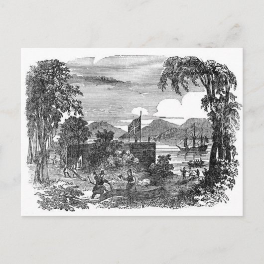 Vintage Jamestown Colony postcard Briefkaart (Voorkant)